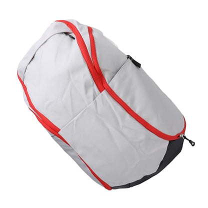 Basketball Backpack, Large Capacity Backpack with Laptop Compartment Dry Segregation Lightweight Sports Backpack for Exercise Ball Compartment - color: Grey White