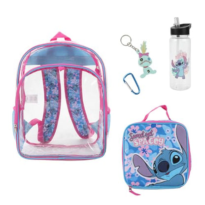 BIOWORLD Womens Kid Lilo & Stitch Backpack Set (Little Kid/Big Kid) Sky Blue 2 Onesize - color: Set Lilo & Stitch Sky Blue 2, size: 16 Inches