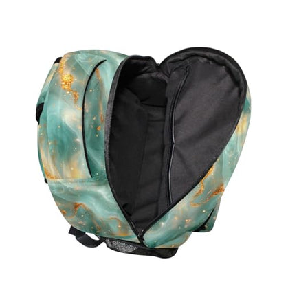 Cool Backpacks for Teenager Fashion Diaper Bag Backpack with Chest Strap for Travel Trip Rose Gold Turquoise Green - color: Multicolor15