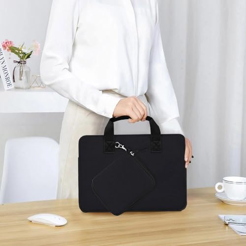 Hseok Laptop Sleeve 14 inch Case with Small Case, Compatible with MacBook Neo 14, MacBook Pro 14 M5/M4/M3/M2/M1, XPS 14 and Most 14 inch Notebooks, Neoprene Computer Handbag,DG01Y01 - color: Dg01y01, size: 14"