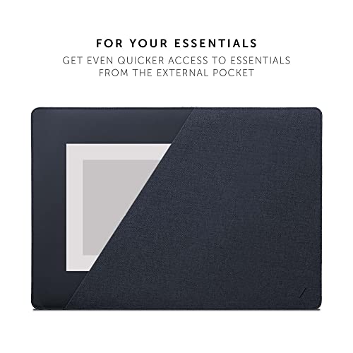 NATIVE UNION Stow Slim for MacBook Air 15" (2023) and MacBook Pro 16” (2021-2024) – Premium MacBook Sleeve with Easy-Access Magnetic Closure (Indigo) - color: Indigo, size: 16"