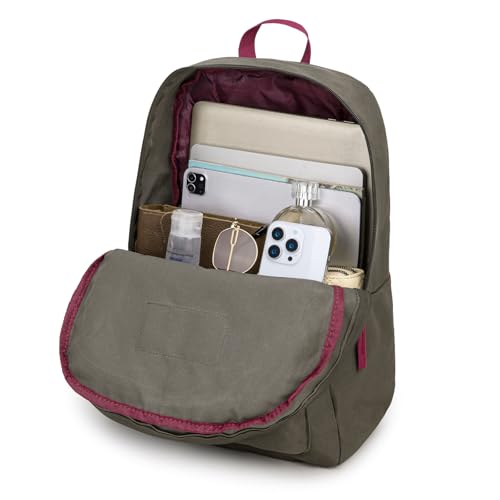 Montana West Backpack for Women Men 2 PCS Lightweight College Bookbags Casual Daypack Backpacks for Commute & Travel - color: Black & Army
