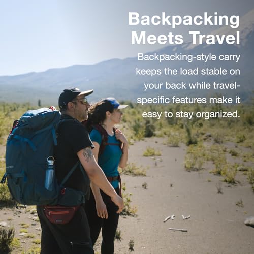 Osprey Fairview Trek 50L Women's Travel Backpack, Night Jungle Blue - style: 50l