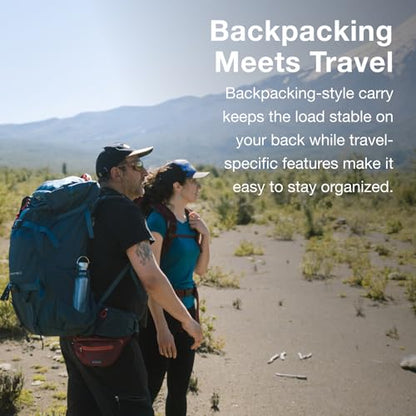 Osprey Fairview Trek 50L Women's Travel Backpack, Night Jungle Blue - style: 50l