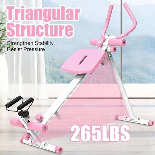 Ab Workout Equipment Abs Trainer, 4 in 1 Workout Machine with Ab Slider Roman Chair Rowing Leg Press, All in One Fitness Equipment for Home Gym Training - color: Grey