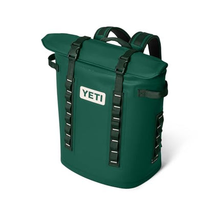 YETI Hopper M Series Backpack Soft Sided Coolers with MagShield Access - color: Black Forest Green, size: M20