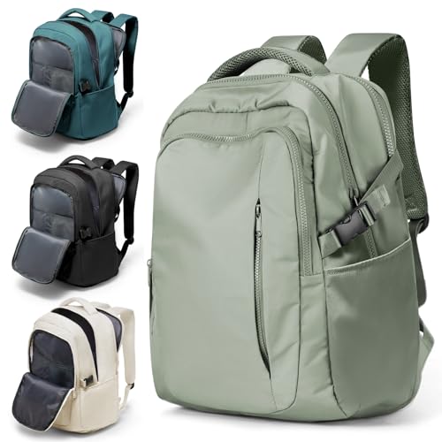 suwasp Large Travel Backpack for Women Men Mochila Airline Approved Carry On Personal Item Backpack Bag Frontier Airlines Personal Item Travel Bag Flight Approved Luggage Backpack - Green - color: Grey Green, size: Large