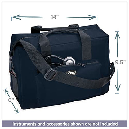 ADC Nylon Nurse/Physician Medical Bag, Navy 1/EA - color: Navy