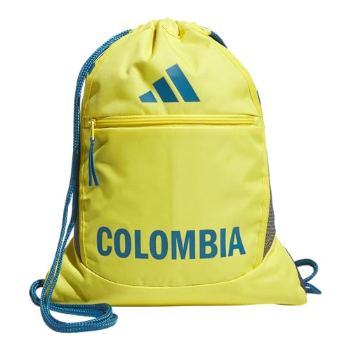 adidas Stadium Sackpack – Drawstring Backpack for Sports, Small Gym Bag, 13L - color: Colombia