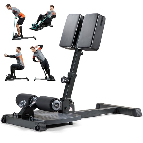 leikefitness Sissy Squat Machine, Deluxe Multi-Function Deep Sissy Squat Bench Workout Station, Leg Exercise Machine for Home Gym