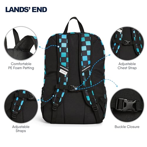 Lands' End Unisex Kids Large ClassMate Lightweight Durable Elementary School Backpack, Tundra - color: Tundra