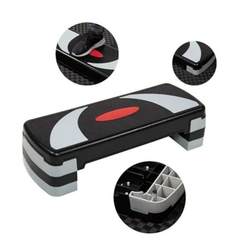 30" Aerobic Step Platform Stepper with Adjustable Height (4"-6"-8") & Anti-Slip Design