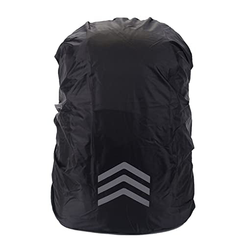Backpack Rain Cover Waterprooff, Portable Rain Cover for Backpack Outdoor Raincover with Reflective Strip for Camping Hiking Biking Traveling Black - color: Arrow, size: XL (For 60-70L)