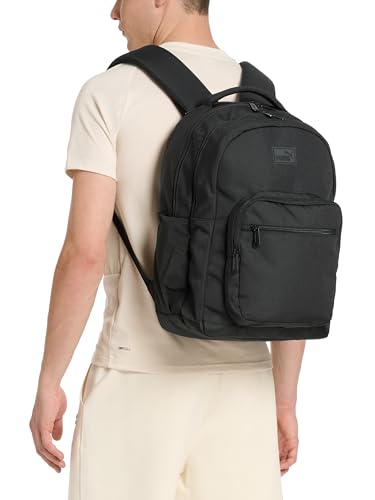 PUMA Prose Backpack with Padded Adjustable Straps, Laptop Sleeve & Water Bottle Pockets, Green Moon, One Size - color: Green Moon
