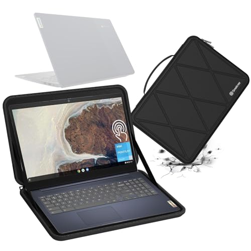 Smatree Hard EVA Protective Sleeve Case Compatible for 15 inch Lenovo 3i Chromebook Laptop, Anti-Shock and Waterproof Notebook Bag (X8286) - color: X Series-Black, size: For 15 inch Lenovo 3i Chromebook(X8286)