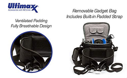 Ultimaxx Extra Large Camera DSLR/SLR Backpack for Nikon, Canon, Sony, Panasonic, Pentax, Olympus, and Fuji Cameras—an Outdoor Hiking/Travelling Backpack with 15.6 Laptop Compartment - color: Extra Large