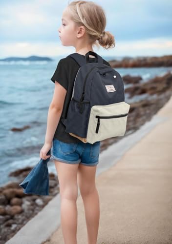 Toddler Backpack for Boys 2-5: Preschool Kindergarten 13" Daycare Backpacks Fit A4 Folder - color: Eggplant White, style: Ages 2-5 (13" H Fit A4 Folder)