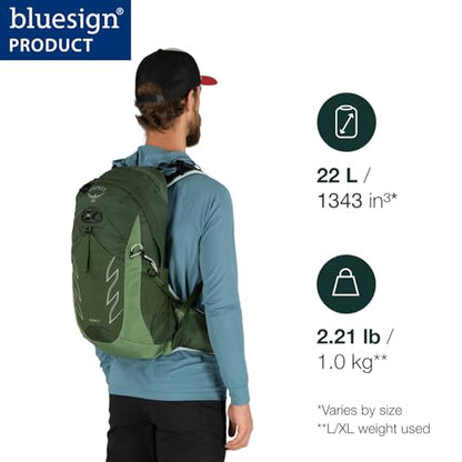 Osprey Talon 22L Men's Hiking Backpack with Hipbelt, Eclipse Grey, S/M - color: Eclipse Grey, size: Small-Medium