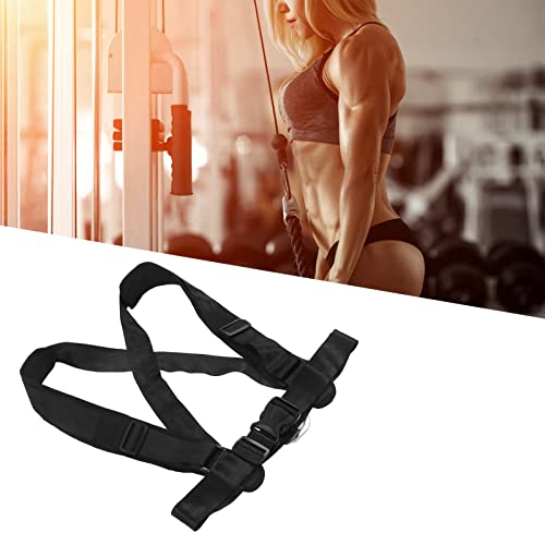 Sled Pulling Strap with Padded Shoulder Harness, Weight Bearing Resistance Training Equipment for Tire Sled Drag, Strength and Speed Workout for Football Runners Basketball