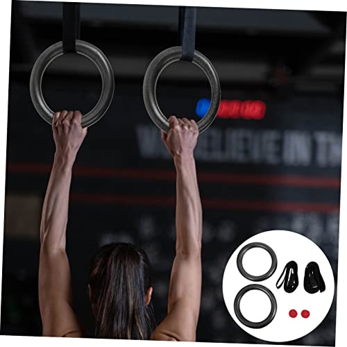 balacoo Portable Workout Ring Set Gymnastics Ring Home Gym Equipment Random Color