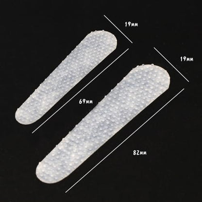 12 Pack Purse Strap Non-Slip Pad Sticker Anti-Falling Clear Rubber Adhesive Strip Grip Holder for Shoulder Bag Straps Keep Stay Handbag Tote Backpack