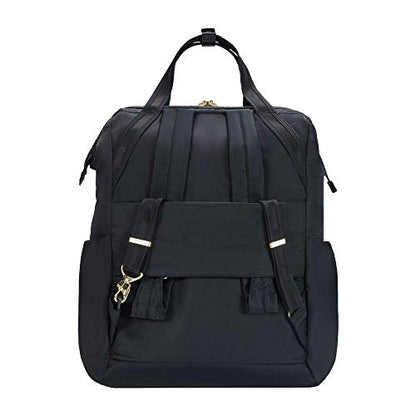 PacSafe Women's Citysafe CX 17L Anti Theft Backpack-Fits 16 inch Laptop, Black, One Size - color: Black