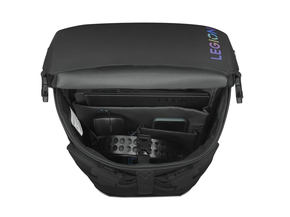 Lenovo Legion Active 17-inch Gaming Backpack - Black - Laptop Compartment - Durable & Water Resistant - Water Bottle Pocket - style: Active