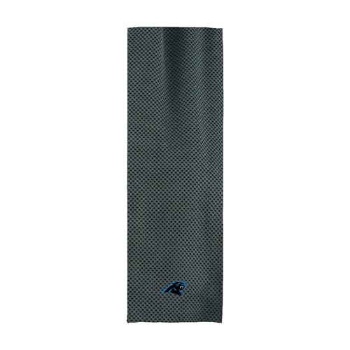 Northwest NFL Carolina Panthers Cooling Towel, 12" x 40", Charcoal - color: Carolina Panthers