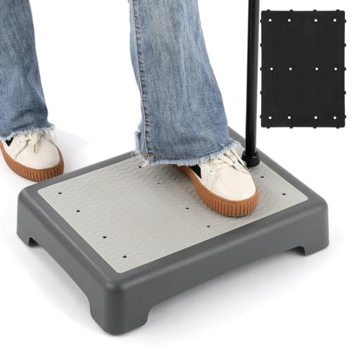 Senior Mobility Step Platform, Non-Slip Stool For Stairs, Cars, Beds, 440 Lbs Load Capacity, Portable Half-Step Riser For Elderly