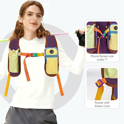 15L Small Hiking Backpack Travel Daypack Colorful Lightweight Packable Foldable Casual Backpack for Women Men - color: Purple
