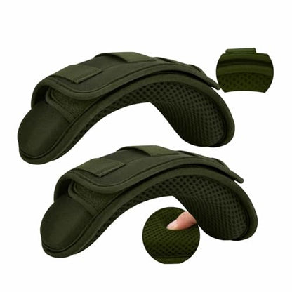 ZINMARK 2Pcs Tactical Shoulder Pad, Ultra-Thick Comfort Cushion for Vest Straps, Backpacks, Breathable & Shock-Absorbing,Army Green - color: Army Green