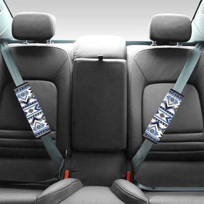 Dreaweet Aztec Car Accessories Southwest Native American Indian Ethnic Tribal Geometric Pattern Car Seat Belt Covers 2 Pcs Seat Shoulder Pads Soft Seatbelt Covers for Women - color: Aztec Navajo