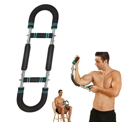 Twister Arm Trainer,The Ultimate arm Trainer.Adjustable Twister Arm Chest Exerciser,Shoulder Muscle Training Fitness Equipment, Upper Body Strength Training Machine.Portable Spring Resistance - color: Red