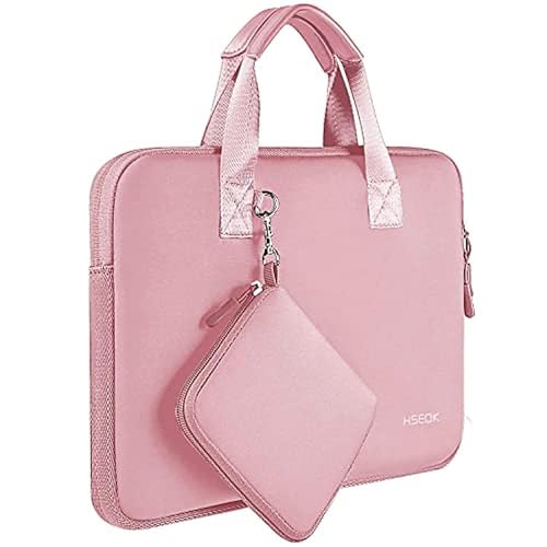 Hseok Laptop Sleeve 15 inch Case with Small Case, Compatible with MacBook Air/Pro 15 M4/M3/M2, Surface Laptop 15, XPS 15 and 14-15 inch Notebooks, Neoprene Computer Handbag,P01K01 - color: P01k01, size: 15"