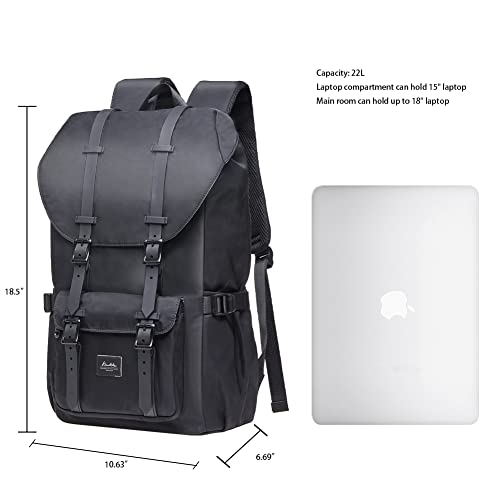 KAUKKO Unisex Ep5 Backpack, (Black (E5-3)), 45 x 27 x 17cm (HxBxT), Backpack - color: (Black (E5-3)), size: Large