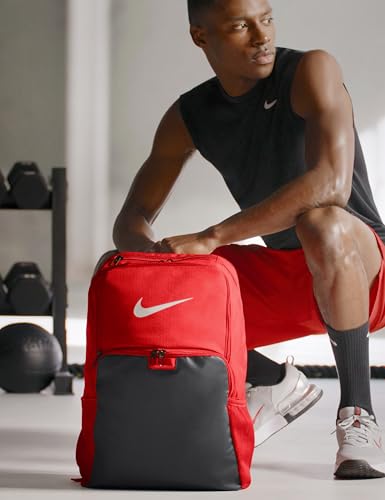 Nike Unisex Adult Gameday Brasilia 9.5 Training Backpack (24L or 30L) | Mens and Womens - color: University Red/Black/White, size: X-Large