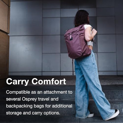 Osprey Aoede Slim SyncPack Backpack with Laptop Sleeve, Antique Blue - color: Antique Blue