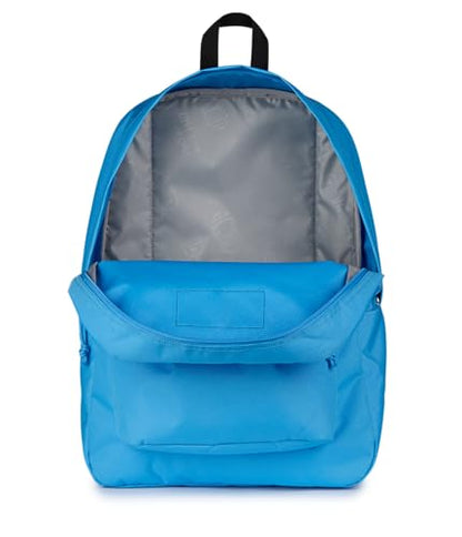 JanSport SuperBreak One Backpack - Durable, Lightweight Bag with 1 Main Compartment, Front Utility Pocket with Built-in Organizer, Premium Backpack, Electric Azul - color: Electric Azul