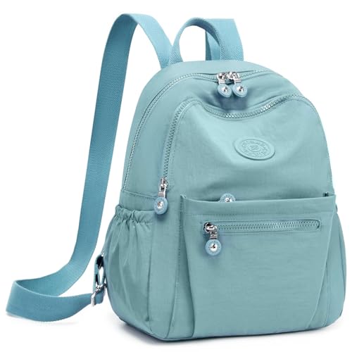 Mini Backpack Purse for Women, Stylish Daypack Shoulder Bag, Small Lightweight Daypack for Work Travle College (A- Light Green) - color: A- Light Green