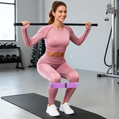 3 PCS Resistances Bands, Yoga Fitness Elastic Resistances Bands Set, Workout for Booty Legs, Elastic Pilates Flexbands - color: 3-pack (1 green + 1 pink + 1 purple)