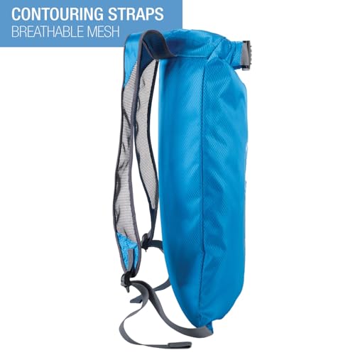 Lewis N. Clark WaterSeals Locking Backpack | Waterproof Bag | Anti-Theft Combination Lock | For Men & Women | Teal - color: Teal