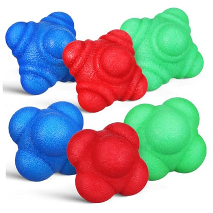 Totority 6pcs Agility Reaction for Hand-Eye Coordination Training Fun Training Tool for Ages