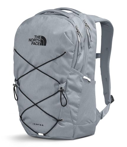 The North Face Jester Everyday Laptop Backpack - Commuter Daypack, Water Repellent, Laptop Sleeve, Mid Grey Dark Heather/TNF Black-NPF, One Size - color: Mid Grey Dark Heather/Tnf Black-npf