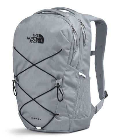 The North Face Jester Everyday Laptop Backpack - Commuter Daypack, Water Repellent, Laptop Sleeve, Mid Grey Dark Heather/TNF Black-NPF, One Size - color: Mid Grey Dark Heather/Tnf Black-npf