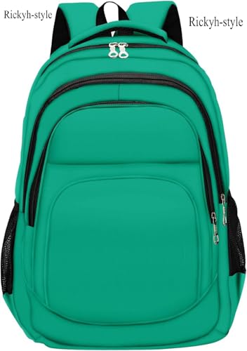 rickyh style Stylish Backpack: Multi-functional and Lightweight Bag for Travel, School, and Outdoor Activities - color: 007qingse