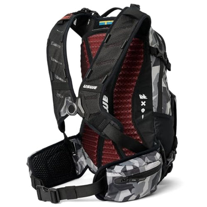 USWE Shred 16L Backpack, a High End Daypack for MTB, E-MTB, Mountain Bike, Camo/Black - style: 16l Camo/Black