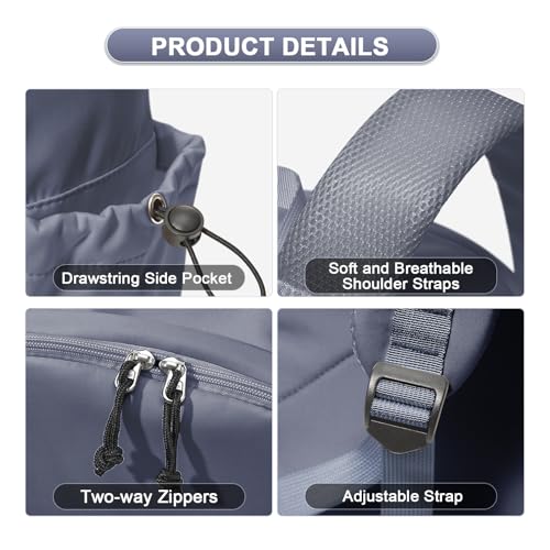 backpack Lightweight bag Waterproof college backpacks for cute Aesthetic backpack Casual Daypack - color: A-blue Purple