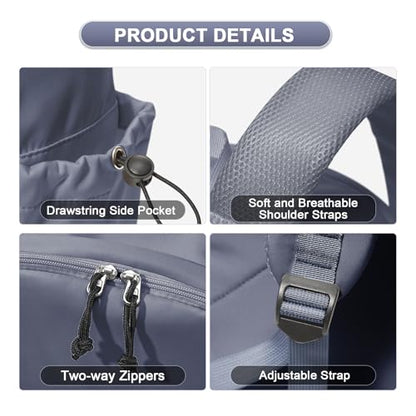 backpack Lightweight bag Waterproof college backpacks for cute Aesthetic backpack Casual Daypack - color: A-blue Purple