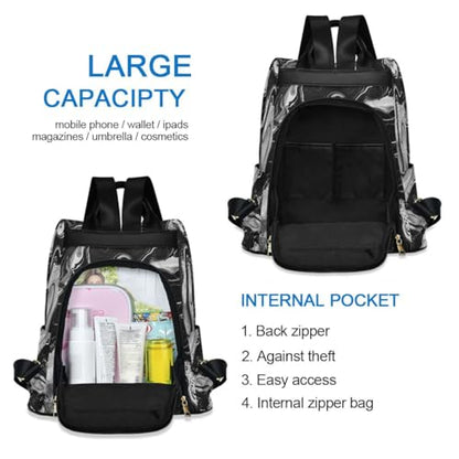 ALAZA Black Marble Design Trips Hiking Camping Rucksack Pack for Women - color: multicolor 16