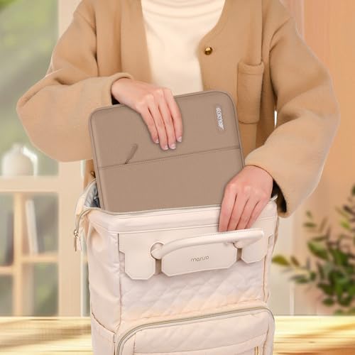 MOSISO Laptop Case 13 inch, Laptop Sleeve Compatible with MacBook Neo/Air/Pro 13 inch with A18/M5/M4/M3/M2/M1 Chip 2026-2016, Polyester Vertical Computer Sleeve Bag with Pocket, Bronze Brown - color: Bronze Brown, size: 13 inch